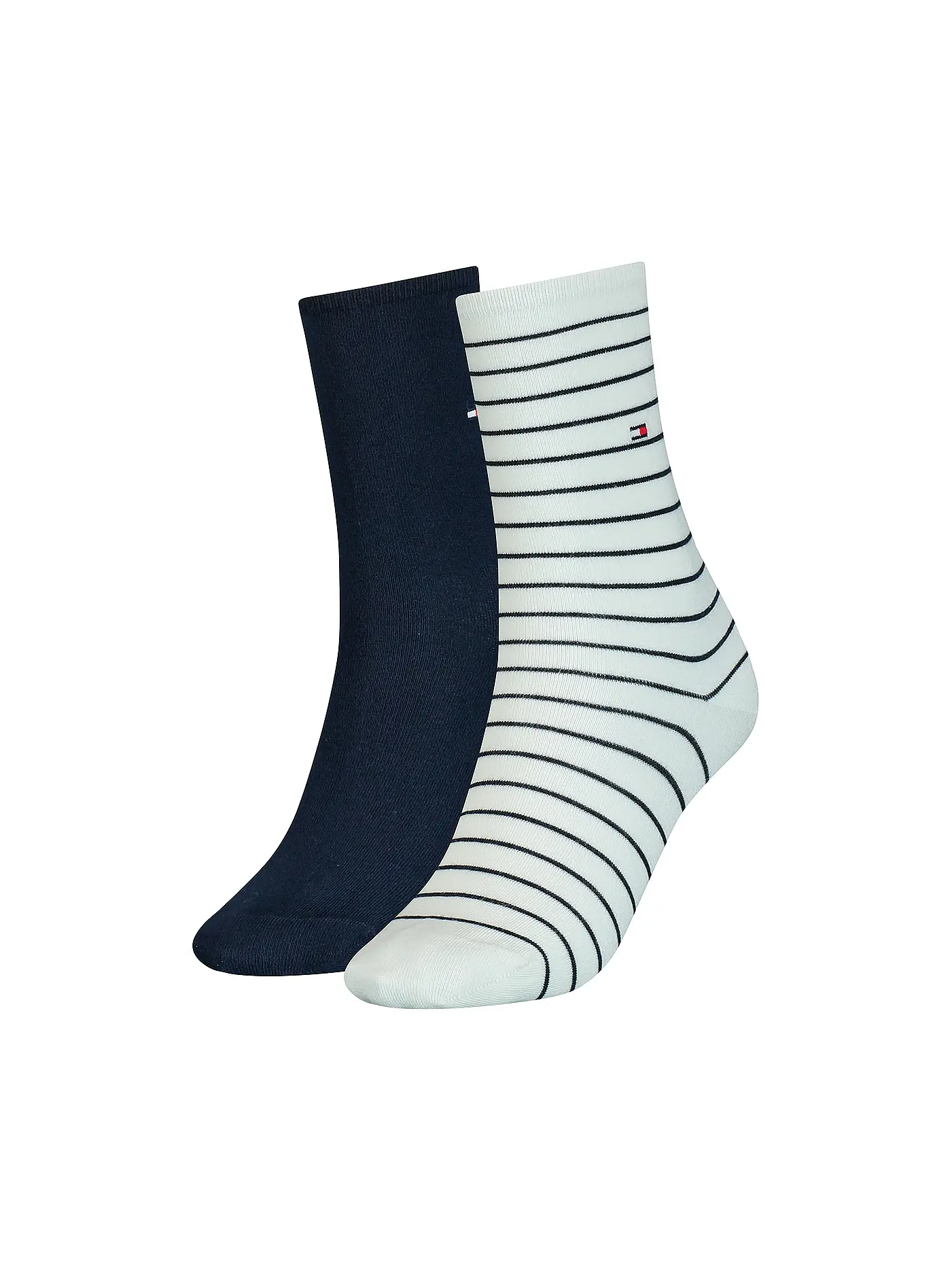 TOMMY HILFIGER | Socken 2er Pkg black | weiss